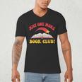 Just One More Book Club Bookish Hippie Men's V-Neck T-Shirt
