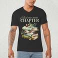 Just One More Chapter Book Lover Men's V-Neck T-Shirt