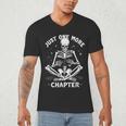 Just One More Chapter Skeleton Reading Bookworm Men's V-Neck T-Shirt Just One More Chapter Skeleton Reading Bookworm Men's V-Neck T-Shirt