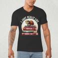 I Just Really Like Turtles And Books OK Turtle Reading Men's V-Neck T-Shirt