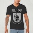 Knight Cat Defend Your Public Library Book Lover Men's V-Neck T-Shirt Knight Cat Defend Your Public Library Book Lover Men's V-Neck T-Shirt