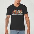 If You Know You Know 6 7 Six Seven Meme Floral Book Lover Men's V-Neck T-Shirt