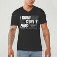 I Know How The Story Ends Book Of Revelation Jesus Is King Men's V-Neck T-Shirt I Know How The Story Ends Book Of Revelation Jesus Is King Men's V-Neck T-Shirt