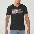 Liberty And Literature For All Reading USA Book Lover Men's V-Neck T-Shirt