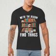 Librarian Reading Books Lover Library Men's V-Neck T-Shirt Librarian Reading Books Lover Library Men's V-Neck T-Shirt