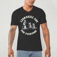 Libraries Are For Everyone Read Banned Book Librarian Reader Men's V-Neck T-Shirt