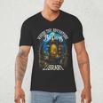 Library Where The Adventure Begins Book Reading Quote Men's V-Neck T-Shirt
