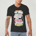 Life Of A Reader Book Lovers Book Nerds Bookworm Men's V-Neck T-Shirt