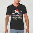 Most Likely To Read A Book On Christmas Family Matching Men's V-Neck T-Shirt Most Likely To Read A Book On Christmas Family Matching Men's V-Neck T-Shirt