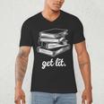 Get Lit Books Men's V-Neck T-Shirt