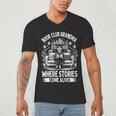 Literary Grandma Reading Club Book Lover Story Enthusiast Men's V-Neck T-Shirt Literary Grandma Reading Club Book Lover Story Enthusiast Men's V-Neck T-Shirt