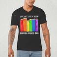 Live Life Like A Book Florida Would Ban LGBT Month Men's V-Neck T-Shirt