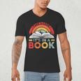 Take A Look It's In A Book Reading Book Vintage Rainbow Men's V-Neck T-Shirt Take A Look It's In A Book Reading Book Vintage Rainbow Men's V-Neck T-Shirt