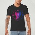 Magic Bi-Pride Book Of Cosmic Energy Men's V-Neck T-Shirt Magic Bi-Pride Book Of Cosmic Energy Men's V-Neck T-Shirt