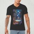 Magic Books Butterflies Fantasy Nature Tea Enchanting Men's V-Neck T-Shirt Magic Books Butterflies Fantasy Nature Tea Enchanting Men's V-Neck T-Shirt