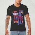 Marvel X-Men '97 Sentinels Vintage Classic Comic Book Panels Men's V-Neck T-Shirt