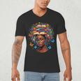Month Honoring Past Inspiring Pride Melanin Book Men's V-Neck T-Shirt Month Honoring Past Inspiring Pride Melanin Book Men's V-Neck T-Shirt