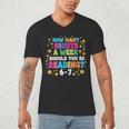 How Many Nights A Week Should You Be Reading 6-7 Book Lovers Men's V-Neck T-Shirt