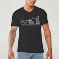 There Is No Such Thing As Too Many Books Men's V-Neck T-Shirt