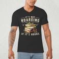 Not Hoarding If It's Books Reader Book Nerd Book Reading Men's V-Neck T-Shirt