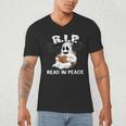 October Reading And Library Awareness Books And Boos Men's V-Neck T-Shirt