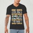 One Does Not Stop Buying Books Because There Is No More Shel Men's V-Neck T-Shirt