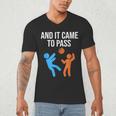 And It Came To Pass Book Of Mormon LDS Missionary Men's V-Neck T-Shirt