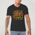 POW Comic Book Retro Artwork – Cartoon Collector Men's V-Neck T-Shirt POW Comic Book Retro Artwork – Cartoon Collector Men's V-Neck T-Shirt