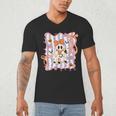 Preppy Coquette Bow Ghost Reading Books Halloween Book Men's V-Neck T-Shirt