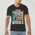 Raccoon Smutty Book Lover Spicy Romance Novels Women's Men's V-Neck T-Shirt Raccoon Smutty Book Lover Spicy Romance Novels Women's Men's V-Neck T-Shirt