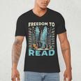 Read Banned Books Bookworm Book Lover Reading Literature Men's V-Neck T-Shirt Read Banned Books Bookworm Book Lover Reading Literature Men's V-Neck T-Shirt