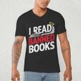 I Read Banned Books Defiant And Bold Men's V-Neck T-Shirt