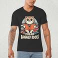 I Read Banned Books Shirt Cat Lover Bookworm Reader Men Women Kids Men's V-Neck T-Shirt I Read Banned Books Shirt Cat Lover Bookworm Reader Men Women Kids Men's V-Neck T-Shirt