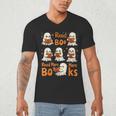 Read Boo KS Read More Bo KS Cute Ghost Reading Book Men's V-Neck T-Shirt