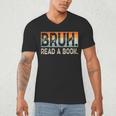 Read A Book Bruh Cool Ela English Teacher Reading Literature Men's V-Neck T-Shirt