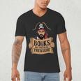 Read Book Reader Library Reading Librarian Pirate Bookworm Men's V-Neck T-Shirt Read Book Reader Library Reading Librarian Pirate Bookworm Men's V-Neck T-Shirt
