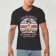I Read Books Of Course I Didn't Vote For Him Vintage Quote Men's V-Neck T-Shirt I Read Books Of Course I Didn't Vote For Him Vintage Quote Men's V-Neck T-Shirt