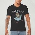 Read More Books Pigeon Book Lover Men's V-Neck T-Shirt
