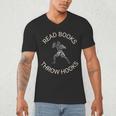 Read Books Throw Hooks Boxing Literacy Shirt Men's V-Neck T-Shirt Read Books Throw Hooks Boxing Literacy Shirt Men's V-Neck T-Shirt