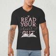 Read Your Heart Out Book Adventures In Pages Men's V-Neck T-Shirt Read Your Heart Out Book Adventures In Pages Men's V-Neck T-Shirt