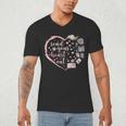 Read Your Heart Out Valentines Teacher Reading Book Lover Men's V-Neck T-Shirt Read Your Heart Out Valentines Teacher Reading Book Lover Men's V-Neck T-Shirt