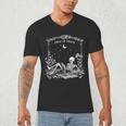 Read In Peace Skeleton Reading Book Halloween Bookish Men's V-Neck T-Shirt Read In Peace Skeleton Reading Book Halloween Bookish Men's V-Neck T-Shirt