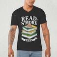 Read S'More Books Marshmallow Reading Smores Men's V-Neck T-Shirt