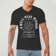 A Well Read Woman Book Lover Literary Quote Men's V-Neck T-Shirt