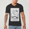 The Reader Tarot Card Bookworm Books Lover Dragon Librarians Men's V-Neck T-Shirt The Reader Tarot Card Bookworm Books Lover Dragon Librarians Men's V-Neck T-Shirt
