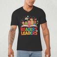 Readers Are Leaders Motivational Reading Book Quote Men's V-Neck T-Shirt Readers Are Leaders Motivational Reading Book Quote Men's V-Neck T-Shirt