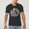 Reading Book Bookish Book Club Bookmarks Are For Quitters Men's V-Neck T-Shirt
