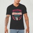 Reading Is My Favorite Sport Book Lover Keepsake For Women Men's V-Neck T-Shirt