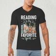 Reading Is My Favorite Sport Bookworm Men's V-Neck T-Shirt Reading Is My Favorite Sport Bookworm Men's V-Neck T-Shirt