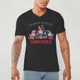 Reading With My Gnomies Reading Book Christmas Men's V-Neck T-Shirt